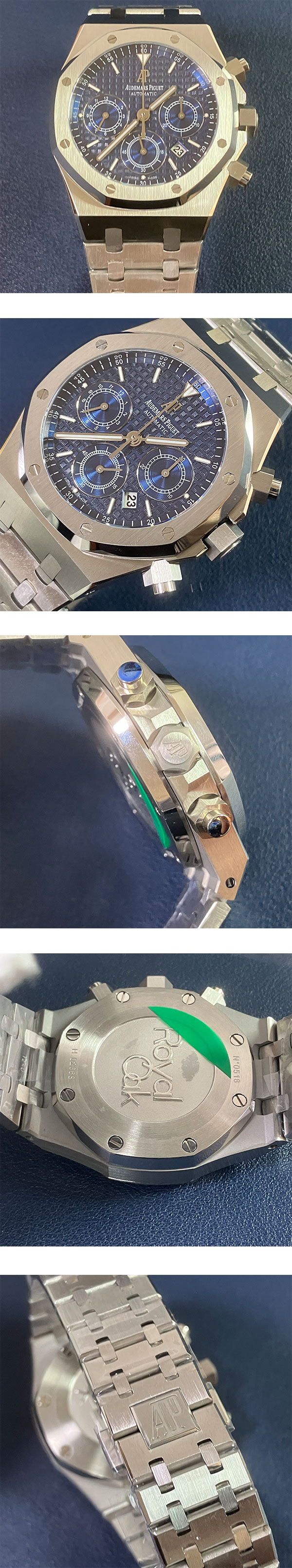 素敵な オーデマ ピゲコピー 26331ST.OO.1220ST.01 ロイヤル オーク・クロノグラフ 41mm ブルー文字盤